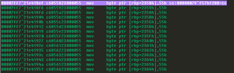 RC4 Hardcoded Key In Memory